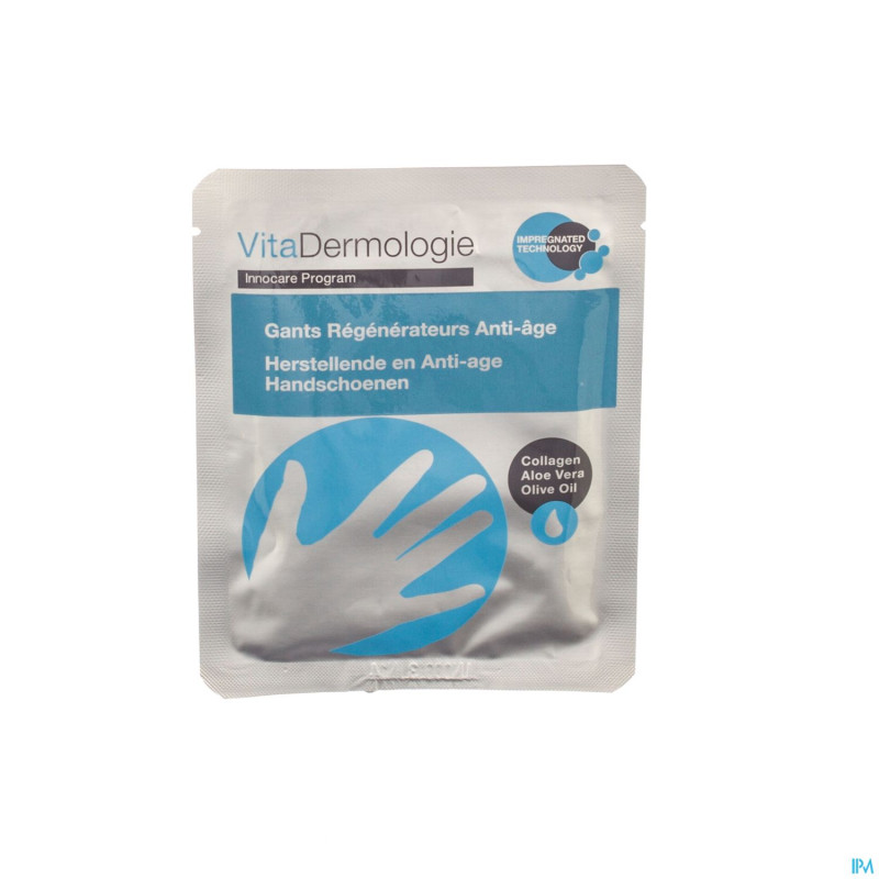 Vitadermologie gants regenerateurs a/age 1 paire