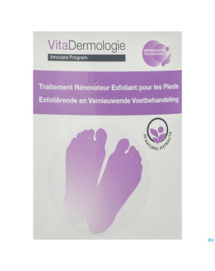 Vitadermologie renovateur exfol. pieds chausette 2