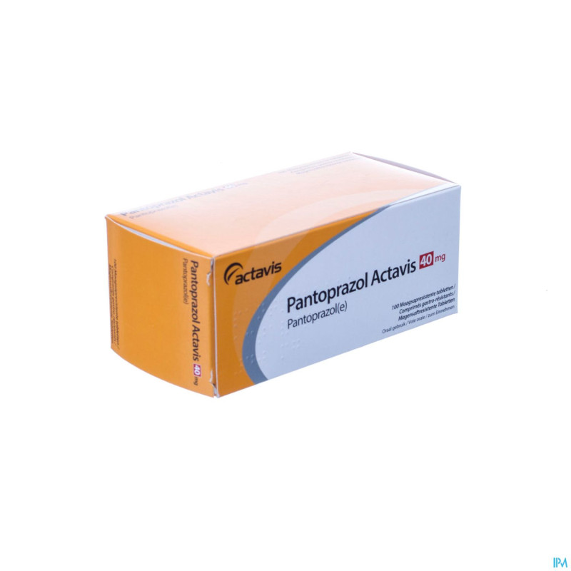 Pantoprazol 40mg actavis gastro resist tabl 100
