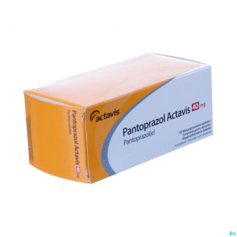 Pantoprazol 40mg actavis gastro resist tabl 100