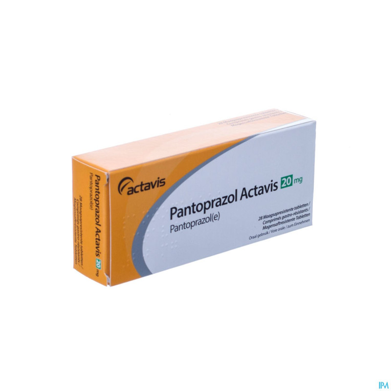 Pantoprazol 20mg ab gastro resist tabl  28