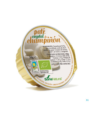 Soria pate legumes champignons    50g