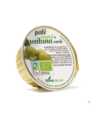 Soria pate legumes olives    50g