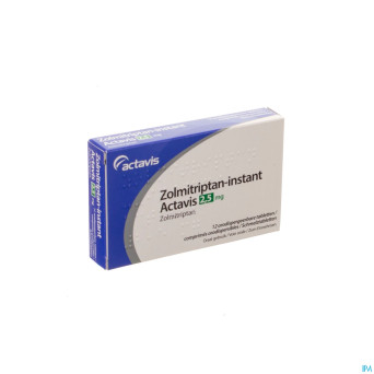 Zolmitriptan instant ab 2,5mg comp orodisp 12
