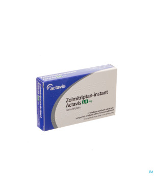 Zolmitriptan instant ab 2,5mg comp orodisp 12