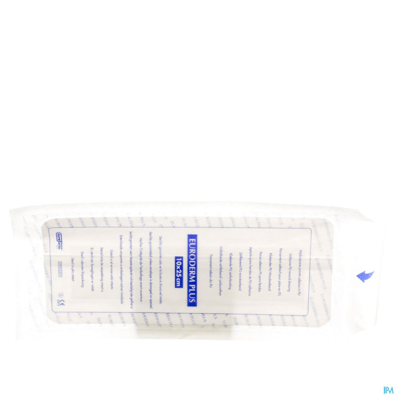 Euroderm plus 10x25cm 1 pansement steril