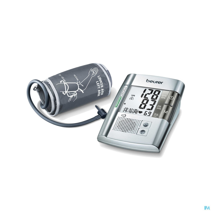Beurer tensiometre bras fonct vocale lcd bm19