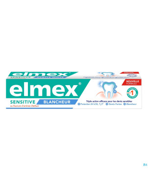 Elmex sensitive blancheur tube 75ml