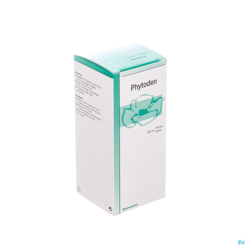 Phytoden    sirop 200ml heel rempl 0050484