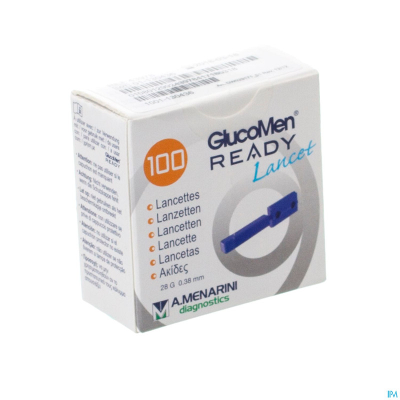 Glucomen ready lancets 28g    100    43978