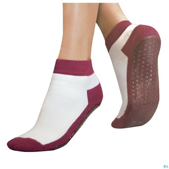 Suprima 4820 chausette antiglissant bordeaux 35/38