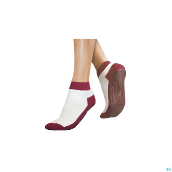 Suprima 4820 chausette antiglissant bordeaux 39/42