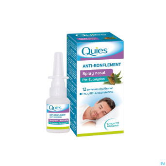 Quies a/ronflement pin-eucalyptus spray nasal 15ml