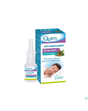 Quies a/ronflement pin-eucalyptus spray nasal 15ml