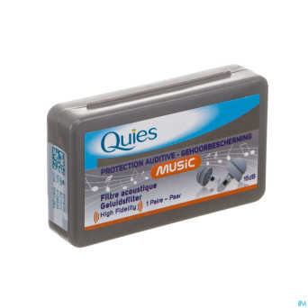 Quies protection auditive music 1 paire