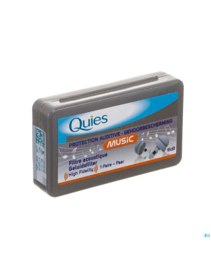 Quies protection auditive music 1 paire