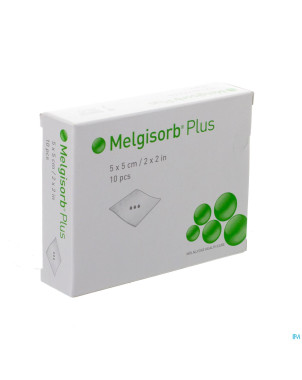Melgisorb plus cp ster  5x 5cm 10 252000