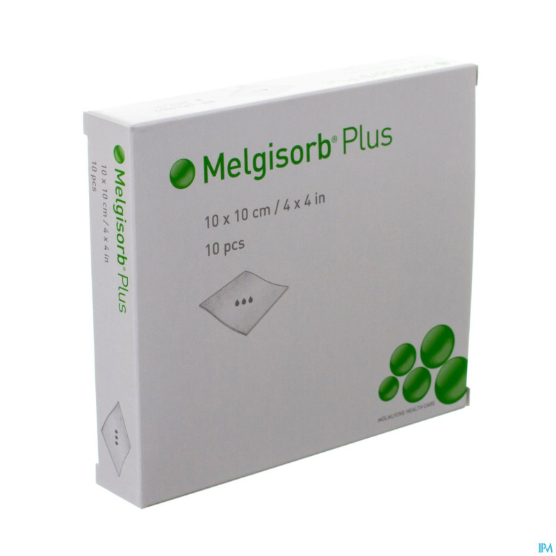 Melgisorb plus cp ster 10x10cm 10 252200