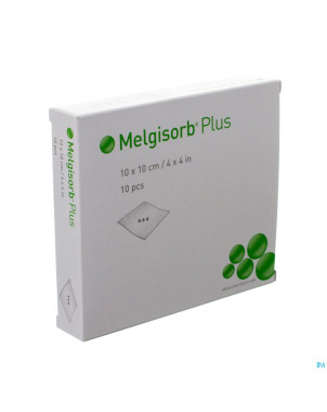 Melgisorb plus cp ster 10x10cm 10 252200