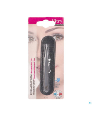 Vitry pince epil extra inox mors pointus    1019