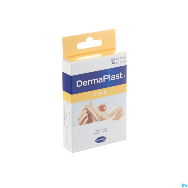 Dermaplast elastic strips    2 sizes 20 5352310