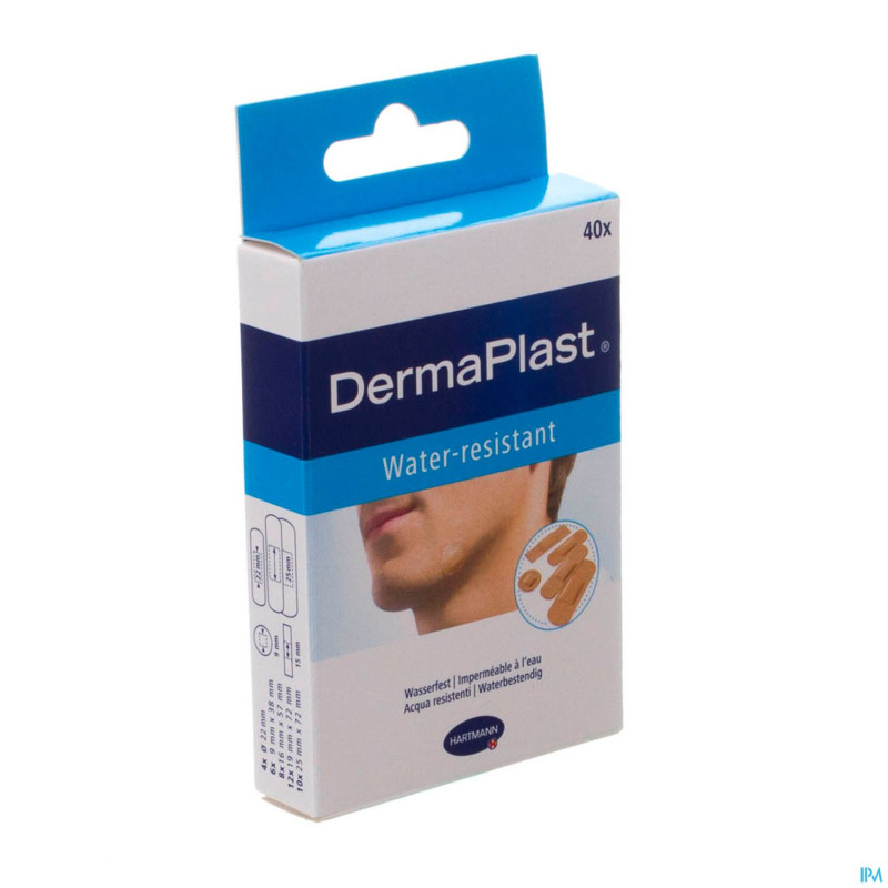 Dermaplast water resist. strips 5 sizes 40 5351310