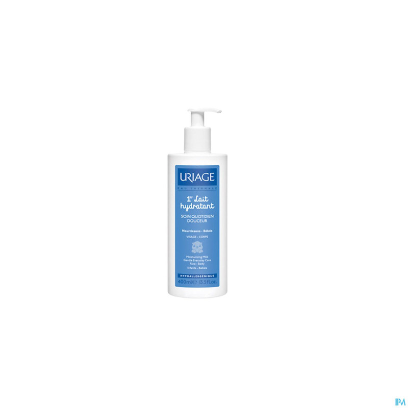 Uriage 1er lait hydra soin quot.douceur fl p.400ml