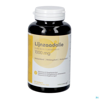 Natural energy  huile de lin caps 60
