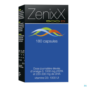 Zenixx 500 d    caps 180