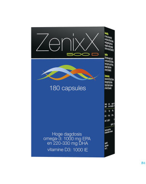 Zenixx 500 d    caps 180
