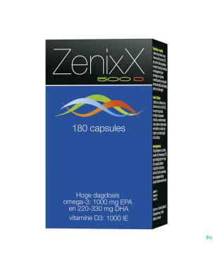 Zenixx 500 d    caps 180