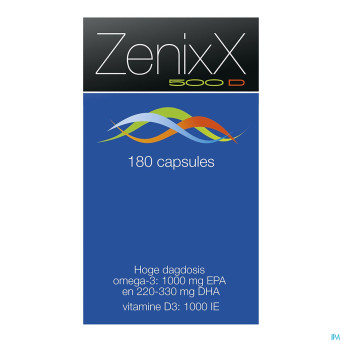 Zenixx 500 d    caps 180