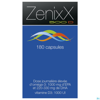 Zenixx 500 d    caps 180