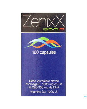 Zenixx 500 d    caps 180