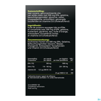 Zenixx 500 d    caps  60