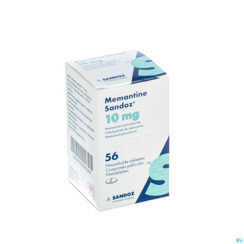Memantine sandoz 10 mg comp pell 56 x  10 mg