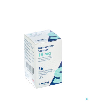 Memantine sandoz 10 mg comp pell 56 x  10 mg