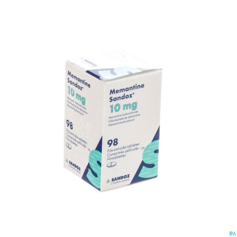 Memantine sandoz 10 mg comp pell 98 x  10 mg