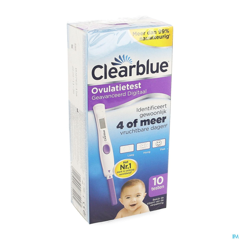 Clearblue advanced test ovulation    10