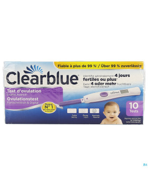 Clearblue advanced test ovulation    10