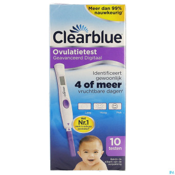 Clearblue advanced test ovulation    10