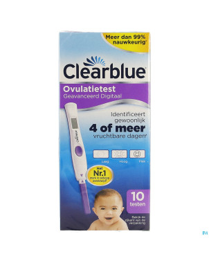 Clearblue advanced test ovulation    10