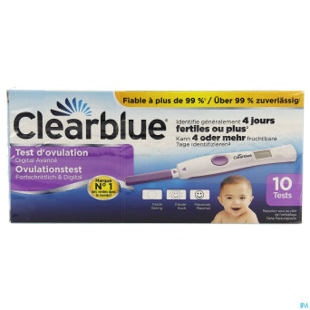 Clearblue advanced test ovulation    10
