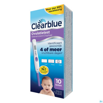 Clearblue advanced test ovulation    10