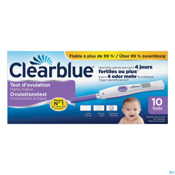 Clearblue advanced test ovulation    10
