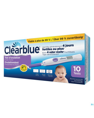 Clearblue advanced test ovulation    10