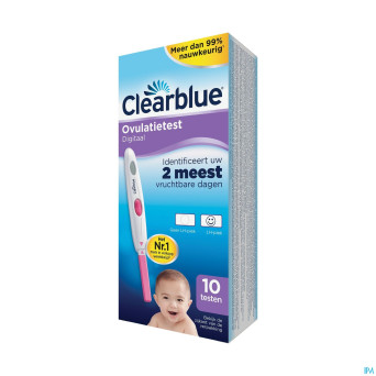 Clearblue digital test ovulation 10