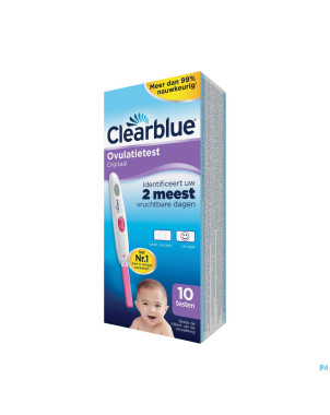 Clearblue digital test ovulation 10