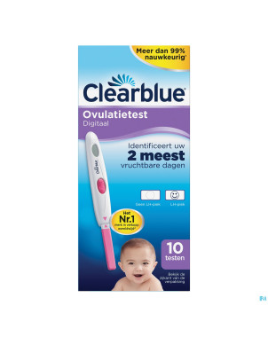 Clearblue digital test ovulation 10