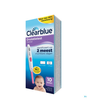 Clearblue digital test ovulation 10
